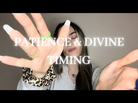 Reiki ASMR | Patience & Divine Timing | hand movements, crystal healing, aura cleanse