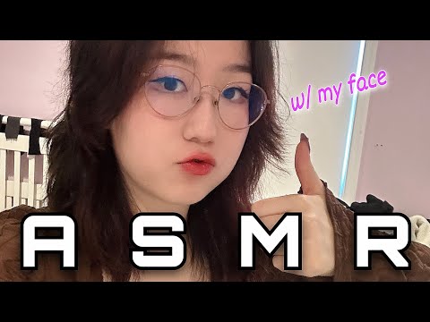 ASMR with my FACE ?! 👁️👃🏼👁️slamming my face into the camera // 1 MINUTE