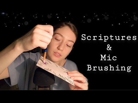 Christian ASMR ✨✝️✨~ Mic Brushing ~ Whispering Encouraging Scriptures