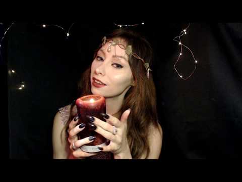Witch Casts Calming Spell ASMR I Soft Spoken I Hand Movements I Nail Tapping