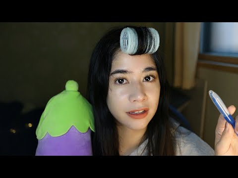 [ASMR] Helping You Study Korean for Midterms (we are both exhausted & about to die)