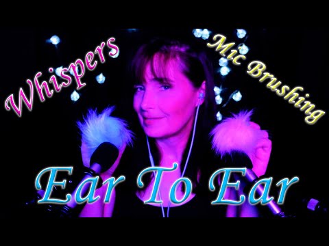 ASMR: Affirmations To Help You Sleep | Ear To Ear Whispers and Mic Brushing