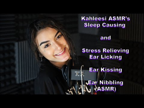 ( ASMR ) 4K Ear Kisses  / Ear Licking / Ear Nibbling For Sleep and Stress Release - Giveaway NEW/OLD