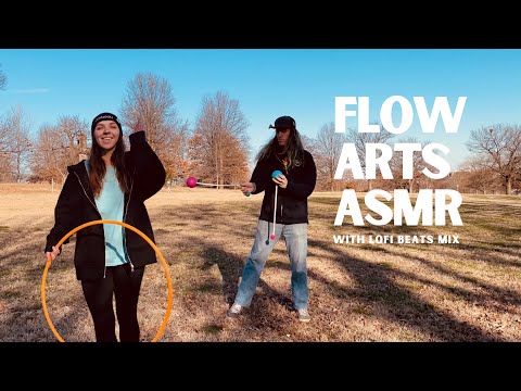 Mesmerizing Flow Arts☀️ Lofi Beats ASMR with @i.enjoy.poi 💗