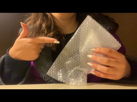 ASMR Popping the bubble wrap✨(soo relaxing)