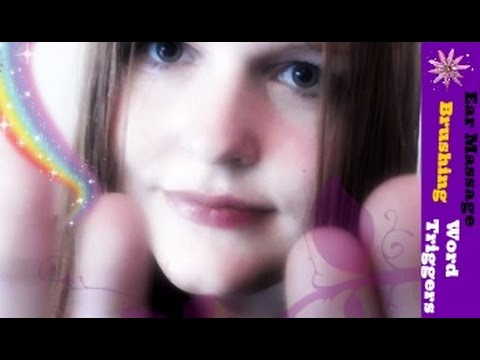 ASMR Binaural Peaceful Sounds, ♥Ear Pampering, Word Triggers, Layered, English Accent♥