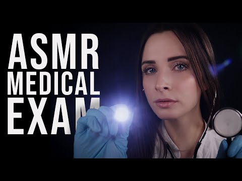 ASMR Doctor Roleplay: Cranial Nerve Exam 👩‍⚕️ with Face Touching & Light Triggers (Soft Spoken ASMR)