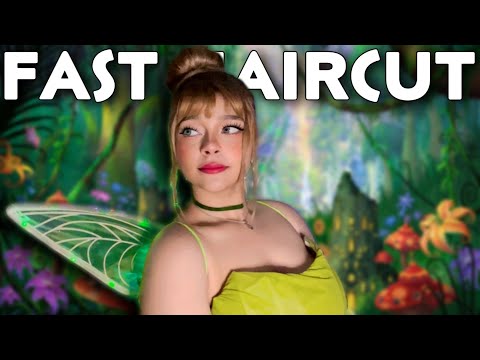 ASMR l Haircut Roleplay by Tinkerbell 🧚‍♀️ (Neverland Ambience, Nature Sounds) - Danna ASMR