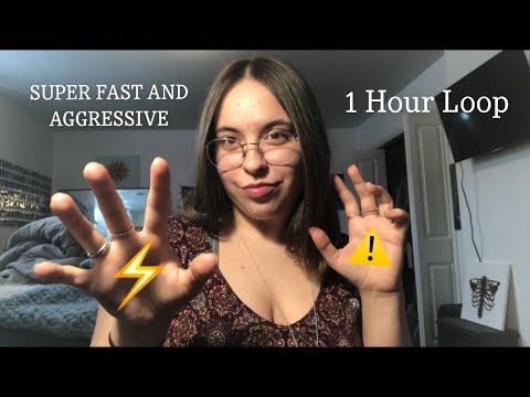 EXTREMELY FAST AND AGGRESSIVE 1 Hour ASMR (no talking)