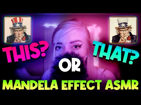 MANDELA EFFECT Visual ASMR 👁️ THIS or THAT 👁️Whispered Triggers Pt 2!!!