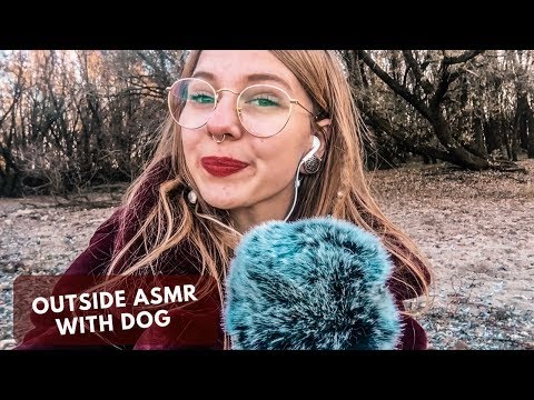 ASMR - 🌿OUTSIDE At A River 🌊💦With My DOG 🐶{Deutsch/GERMAN spoken}