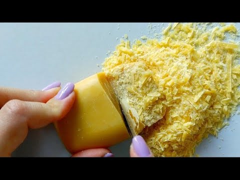 ASMR cutting dry soap on the table/No talking.