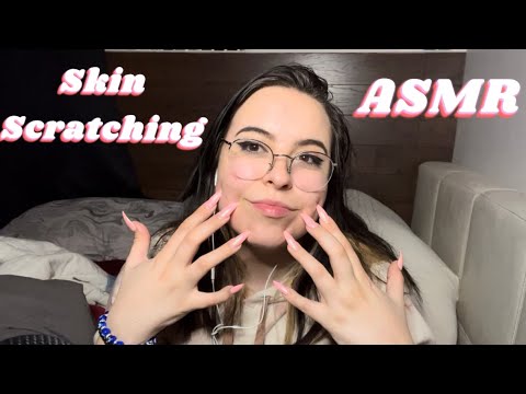 Fast & Aggressive Skin Scratching & Whispering ASMR Custom Video