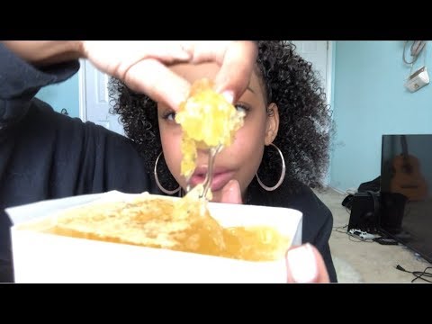 ASMR | Eating Raw Honeycomb | Extremely Sticky, Satisfying & Chewy ! 🐻