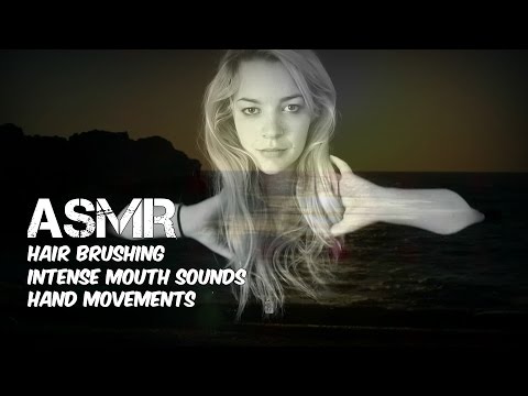 ASMR Positive Affirmations- Hand Movements, Overlaid Mouth sounds and Hair Brushing