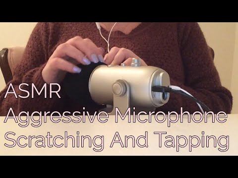 ASMR Aggressive Microphone Rubbing And Shirt Scratching