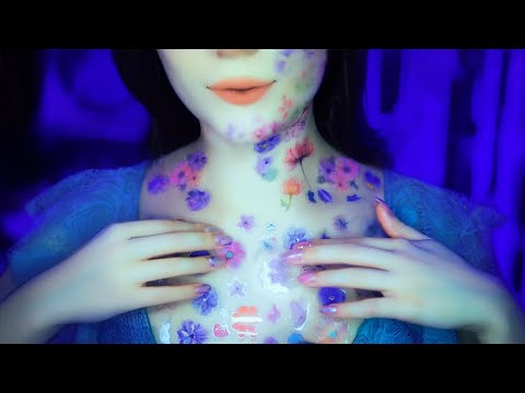 ASMR Fast Chest Tapping & Scratching 💎 No Tapping