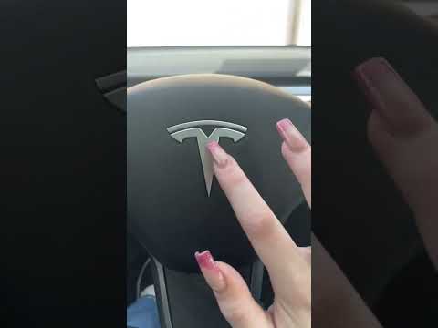 Asmr - Tapping in my Tesla Model 3 w/ long nails 💅🏼