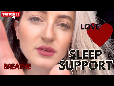 ASMR: SLEEP SUPPORT | Relaxing, Hand Movements, Sleeping Tips + Help, Personal Attention, Bed, LOVE
