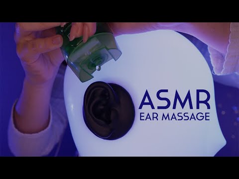 ASMR Ear massage, Ear Spa,  on a DIY Dummy Head (with Aloe Vera gel, oil and foam) ✨👨‍🚀