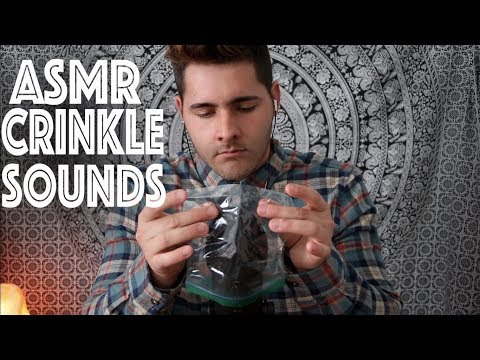 ASMR Deep & Intense Crinkle Ear Massage (Ear-to-Ear, Whispering, Light popping)