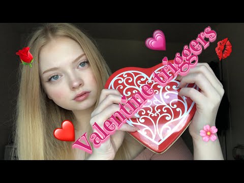 ASMR~Valentine’s Day triggers 🌹❤️💋