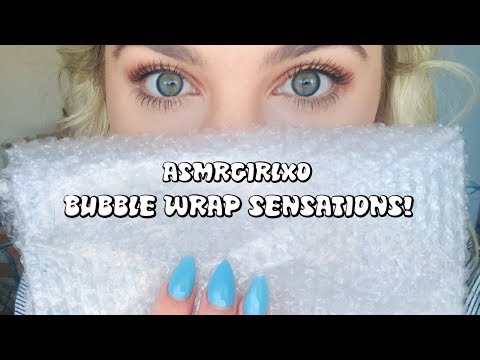 ASMR | 4K | Whispering, tapping & bubble wrap! | ASMRgirlxo