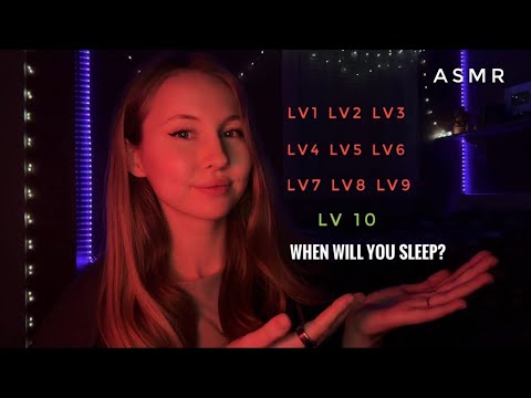 ASMR~Can You Get To Level 10 Before Falling Asleep?😴✨