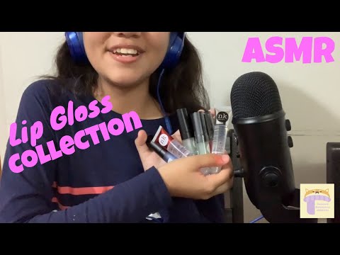 ASMR | Lip Gloss Collection | Whispering Mouth Sounds
