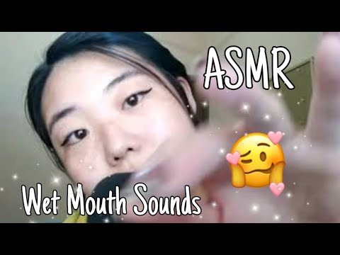 ASMR| Fast & Aggressive Wet Mouth Sounds With Hand Movements