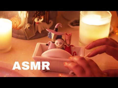 ASMR🎃 | Nightmare Before Christmas Roleplay! | singing + ceramic tapping + ambient sounds
