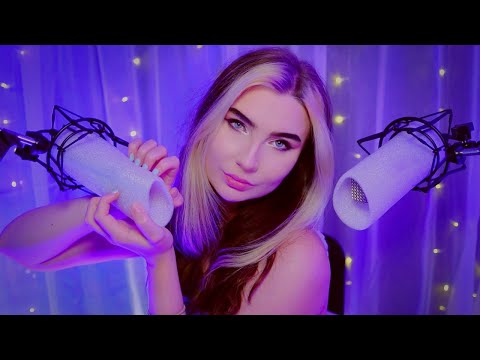 ASMR Scratching & tapping that foam thing that protects things that come in the mail w/ Delay