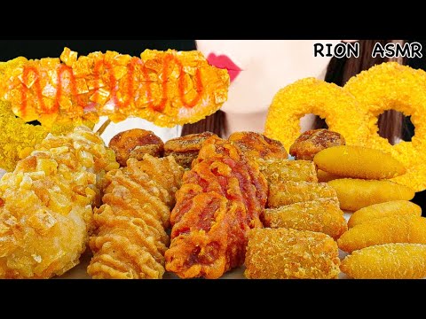 【ASMR】JAPANESE CONVENIENCE STORE FOODS❤️ HASH BROWNS,CRISPY CHICKEN MUKBANG 먹방 EATING SOUNDS