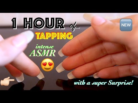WOW! The best TINGLES! 1 HOUR of INTENSE TAPPING and You'll fall asleep before the end of this vid❣️
