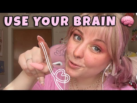 ASMR Involving Your Brain 🧠 Peripheral Visuals, Propless Makeup, Guess the trigger, Visualizations✨