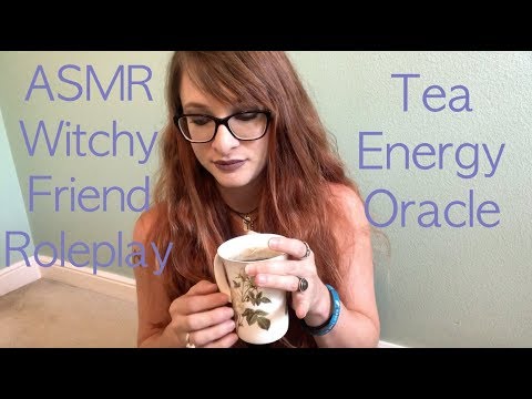 ASMR Witchy Friend Roleplay Tea Energy Healing Oracle Card Reading