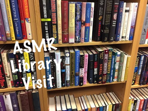 ASMR Library visit/Dust jacket crinkles/Page turning (No talking) Facts not fiction