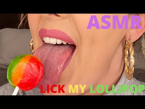 ASMR lick my lollipop 👅💦🍭     (SUBSCRIBE)    (SUBSCRIBE)
