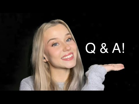 ASMR | 2K+ SUBSCRIBERS Q&A (ANSWERING YOUR QUESTIONS)