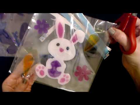 ASMR Request | Cutting Packages of Gel Clings / Stiff Crinkle