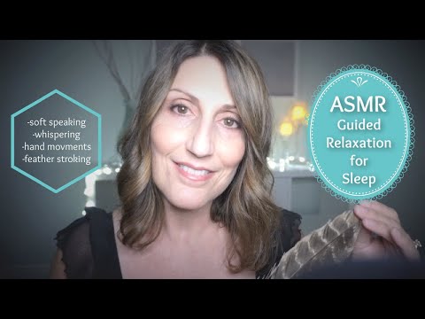 ASMR Full Body Guided Relaxation / Soft Spoken & Whispered ASMR / Hypnotic Visual Triggers for Sleep