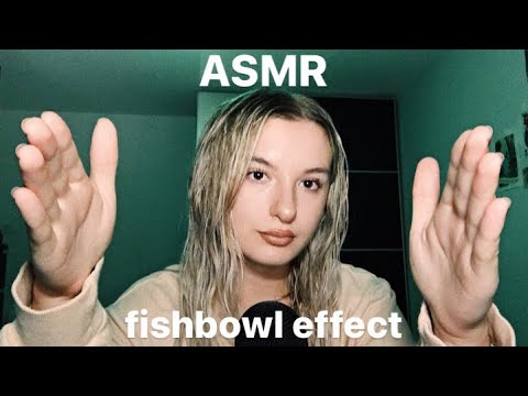 I tried ASMR FISHBOWL EFFECT for the first time!! 🐠 🐟✨ (inaudible whispering)