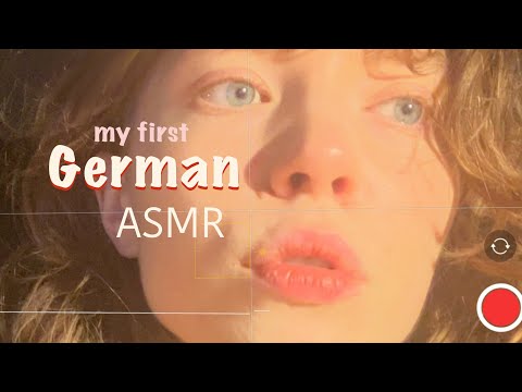 ASMR trying to speak German for the first time 🇩🇪