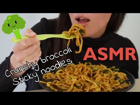 ASMR Eating Sounds | Kecap Manis Noodles With Crunchy Broccoli | *NO TALKING*