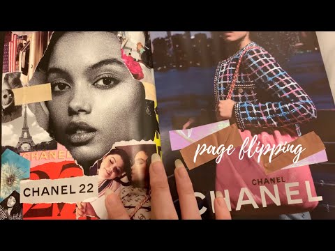 ASMR Vogue Magazine Flip Through🛍 ٩(◕‿◕)۶ (lofi, page flipping, tapping, whispers)