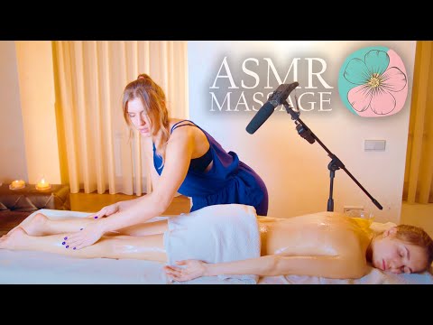 ASMR Sticky Massage with honey by Olga