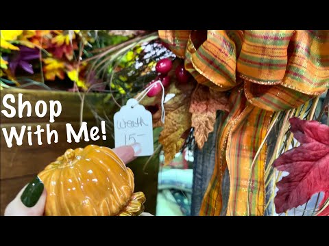 ASMR Fall Shopping! (No talking) Come with me to Portland Consignment Shop!