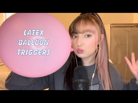 ASMR | Latex Balloon Triggers (Tapping, Rubbing, etc) ♡