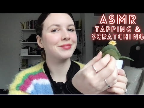 asmr tapping and scratching on items