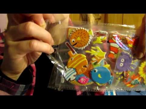 Playing with stickers and rustling foil. Whispering/Sound video. ASMR